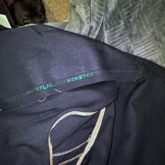 Milan Finer Points Men's Worsted Wool Shirt Dark Gray Size Large - Picture 4 of 8